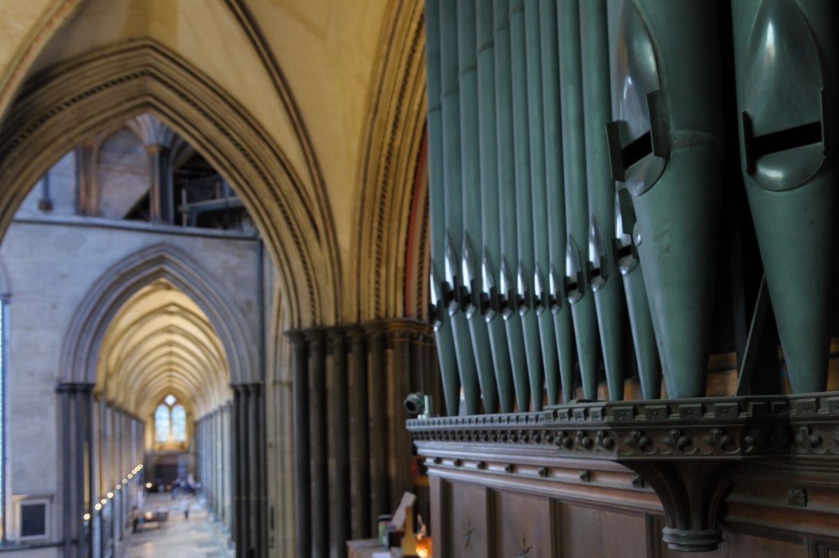 The Pipes Of The Famous Father Willis Organ At Salisbury Cathedral Photo By Ash Mills