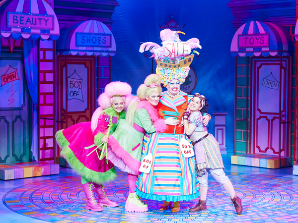 Lucy Aiston, Fergie Fraser, Daniel Goode, Jasmine Triadi Cinderella At Salisbury Playhouse ©The Other Richard1