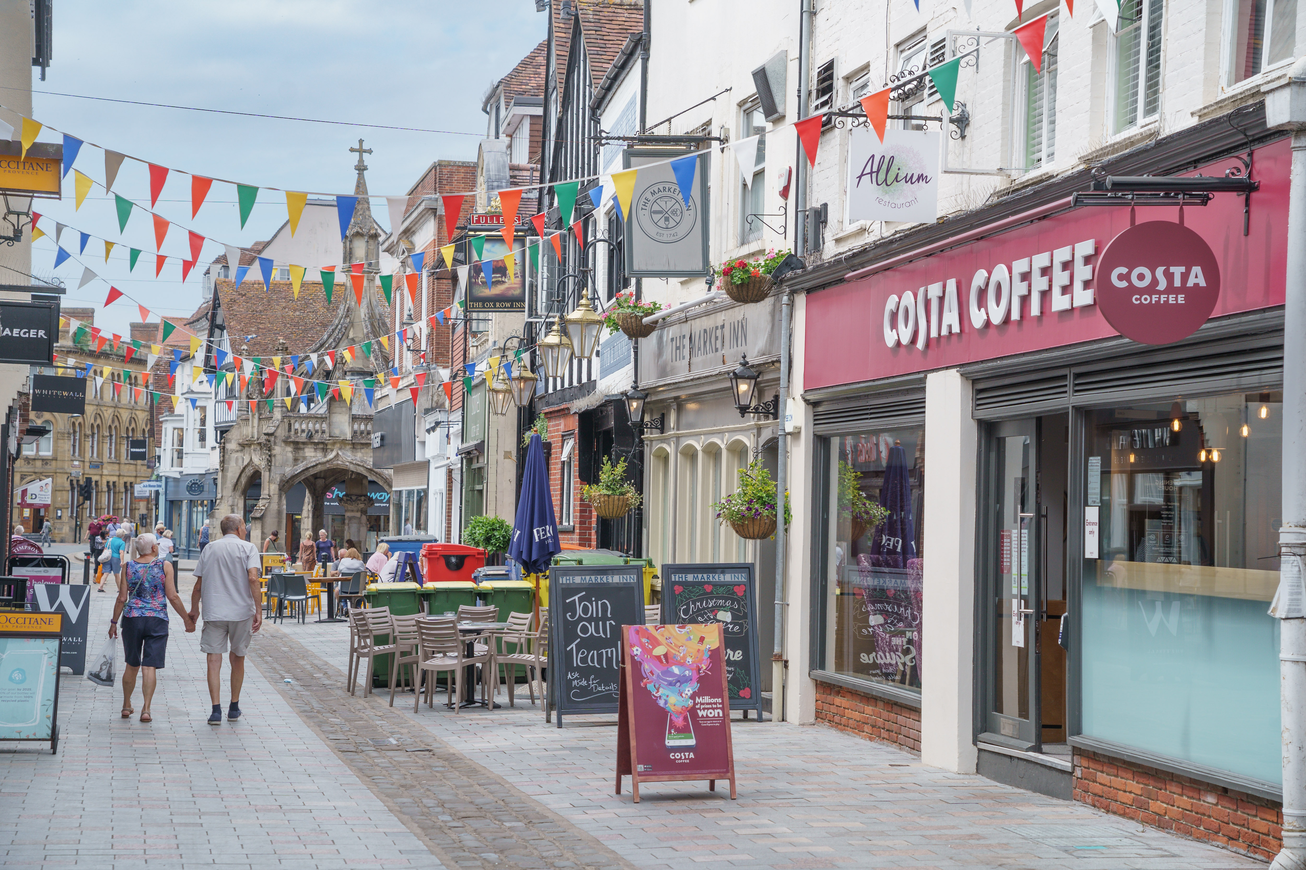 Butcher Row With Bunting Photo By Ash Mills