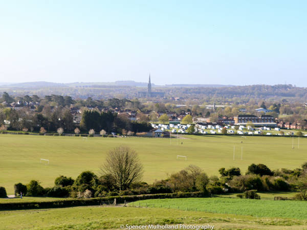 Old Sarum Camp Site Cathedral 16