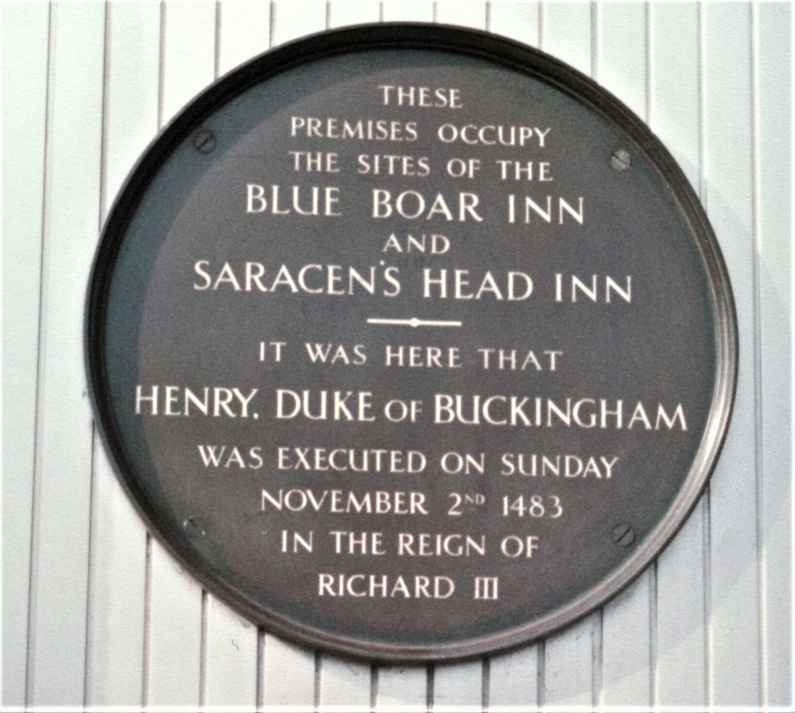 Buckingham Plaque (1)