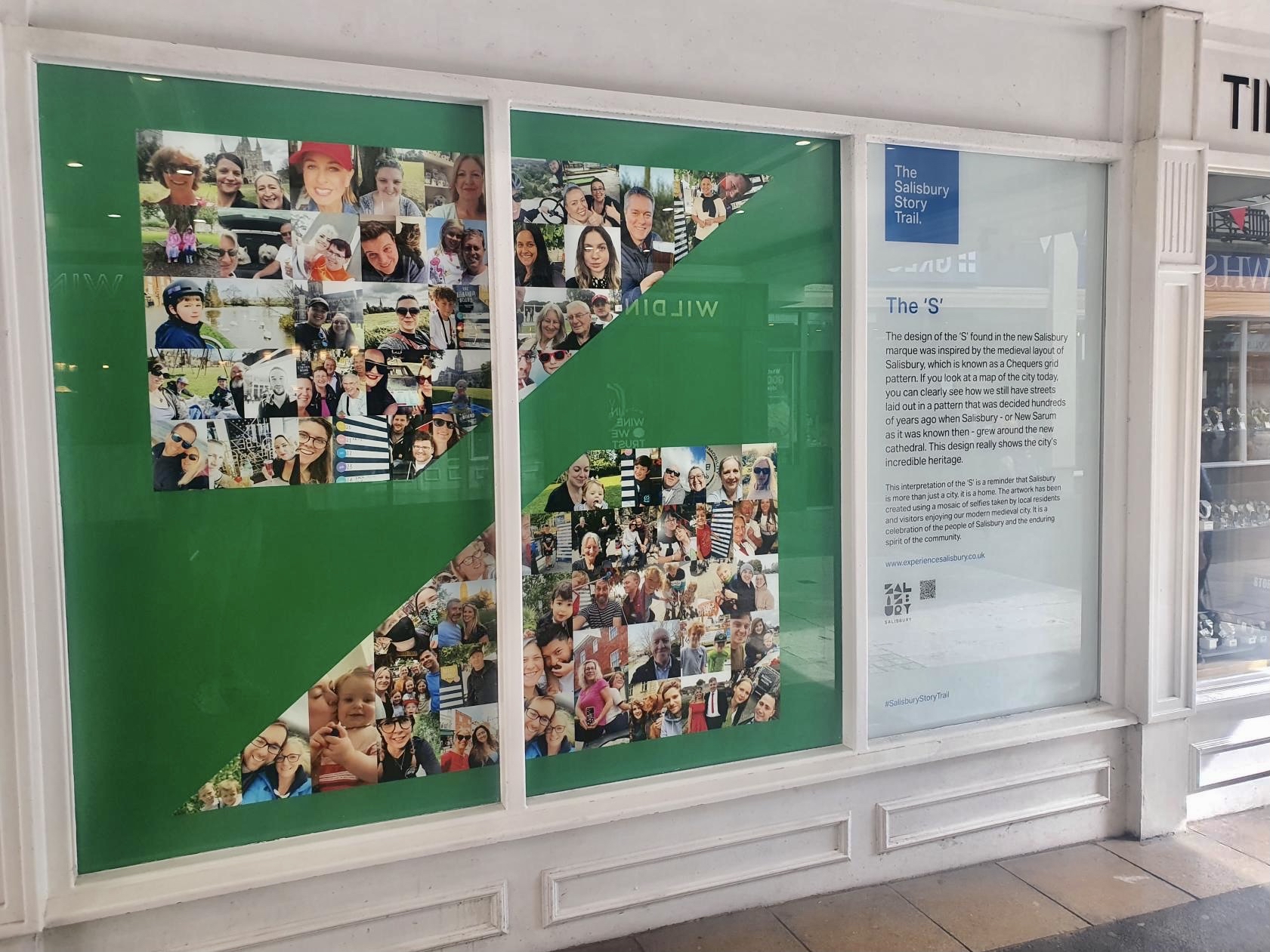 The Salisbury Story Trail Selfies 'S'