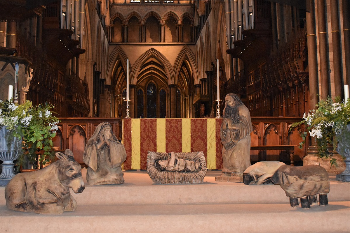 Salisbury Cathedral 2021 Wooden Nativity (1)