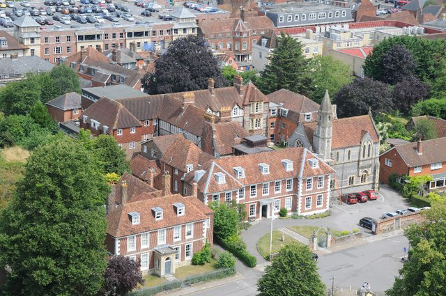 Sarum College Aerial View
