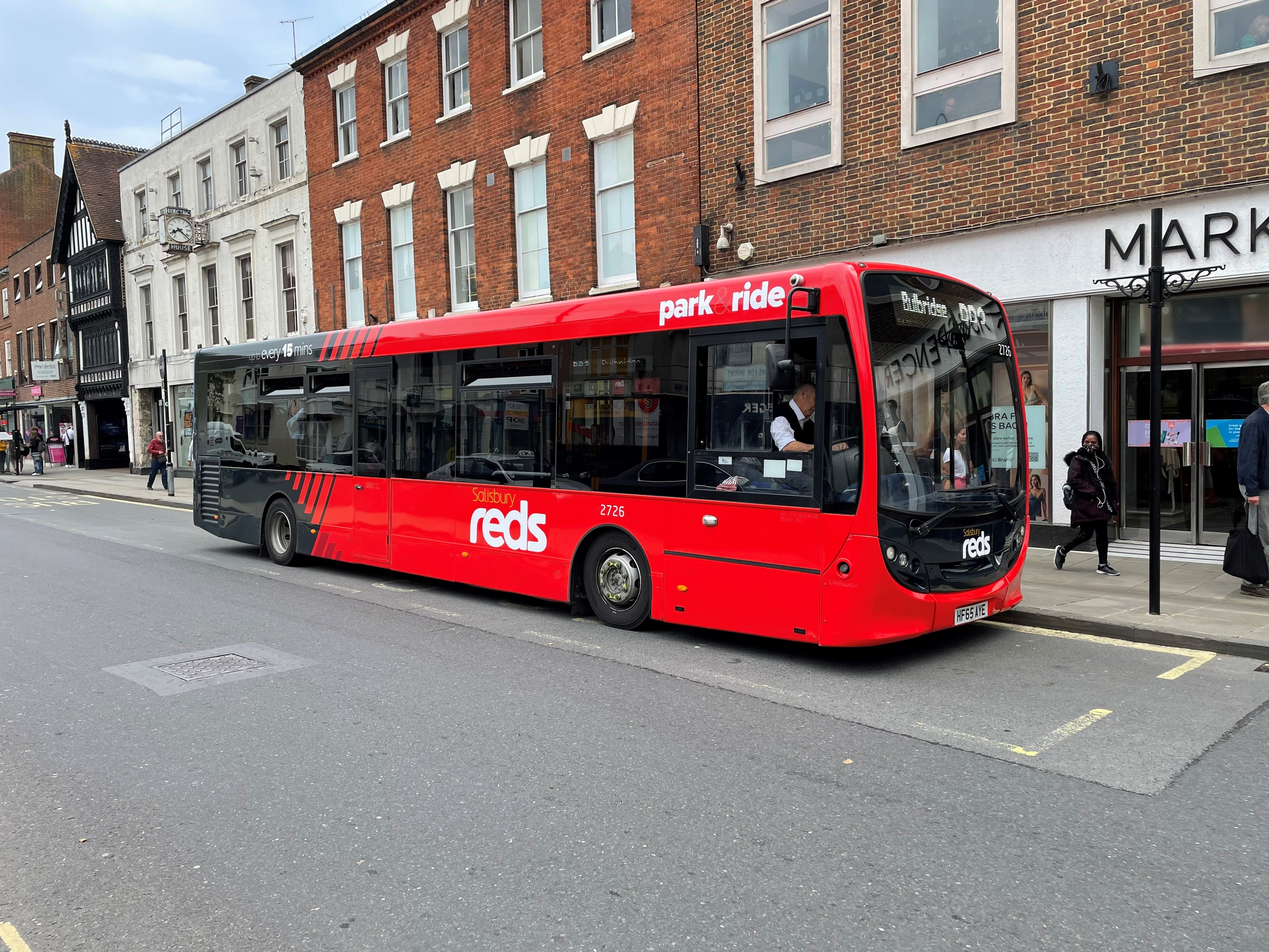 Salisbury Reds Bus P&R