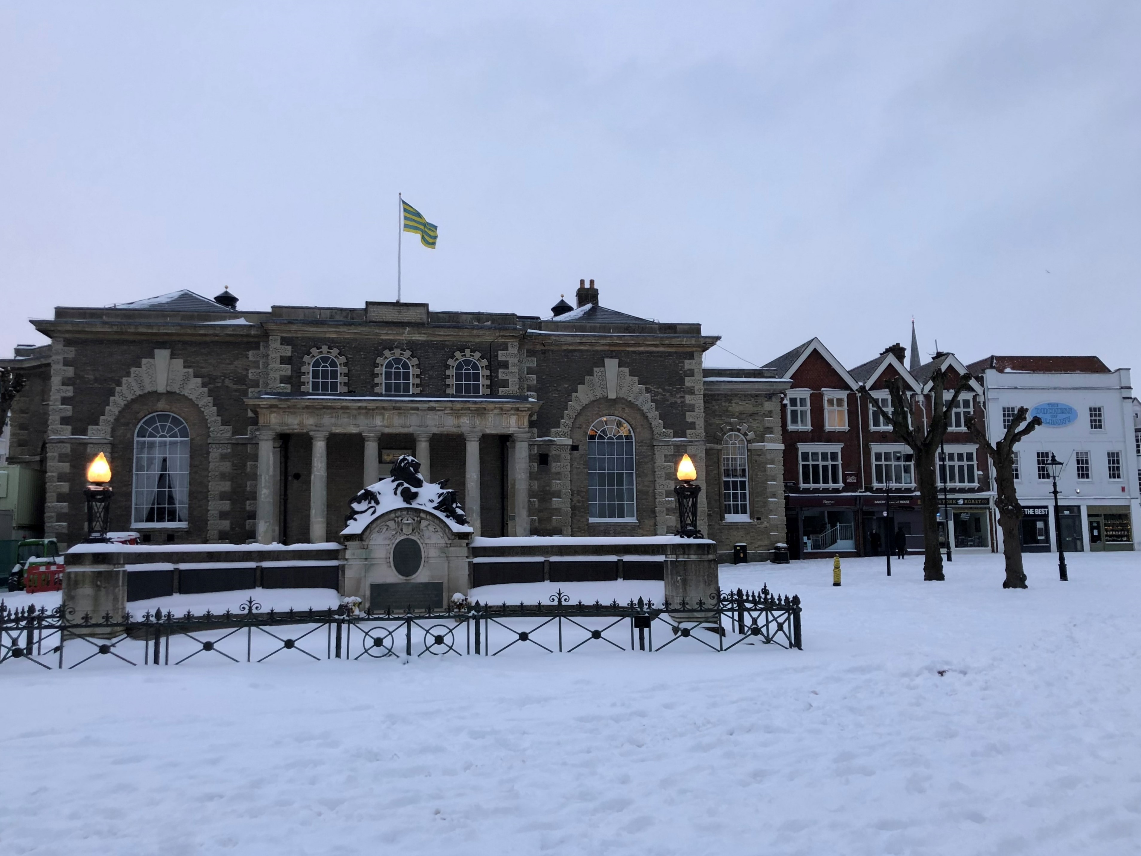 Guildhall In The Snow