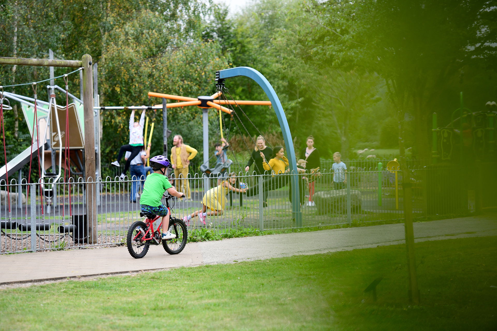 Summer, Kids, Park, QE Gardens
