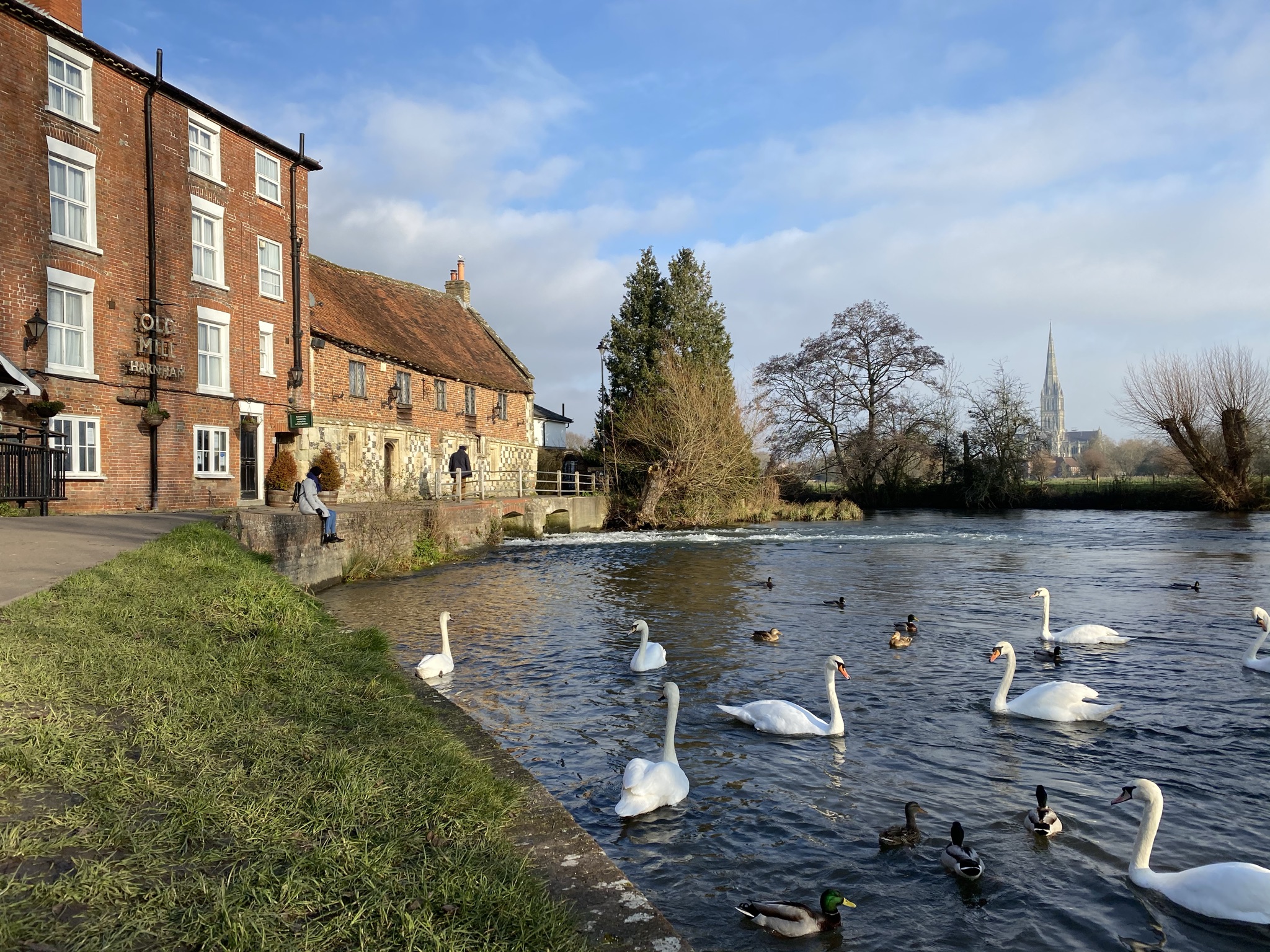 Cathedral Town Path Old Mill Harnham