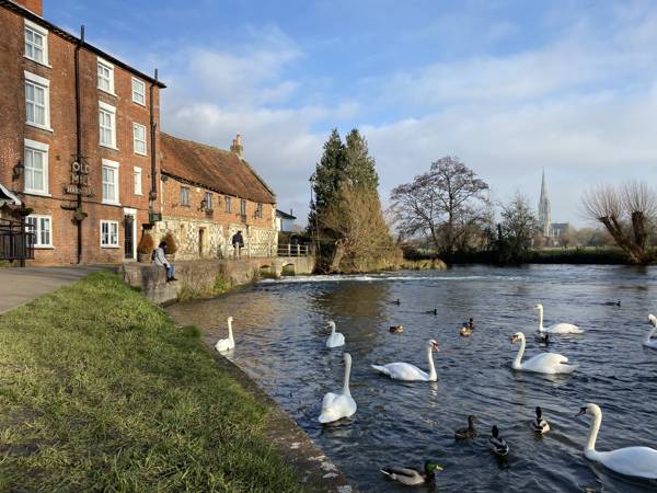 Cathedral Town Path Old Mill Harnham