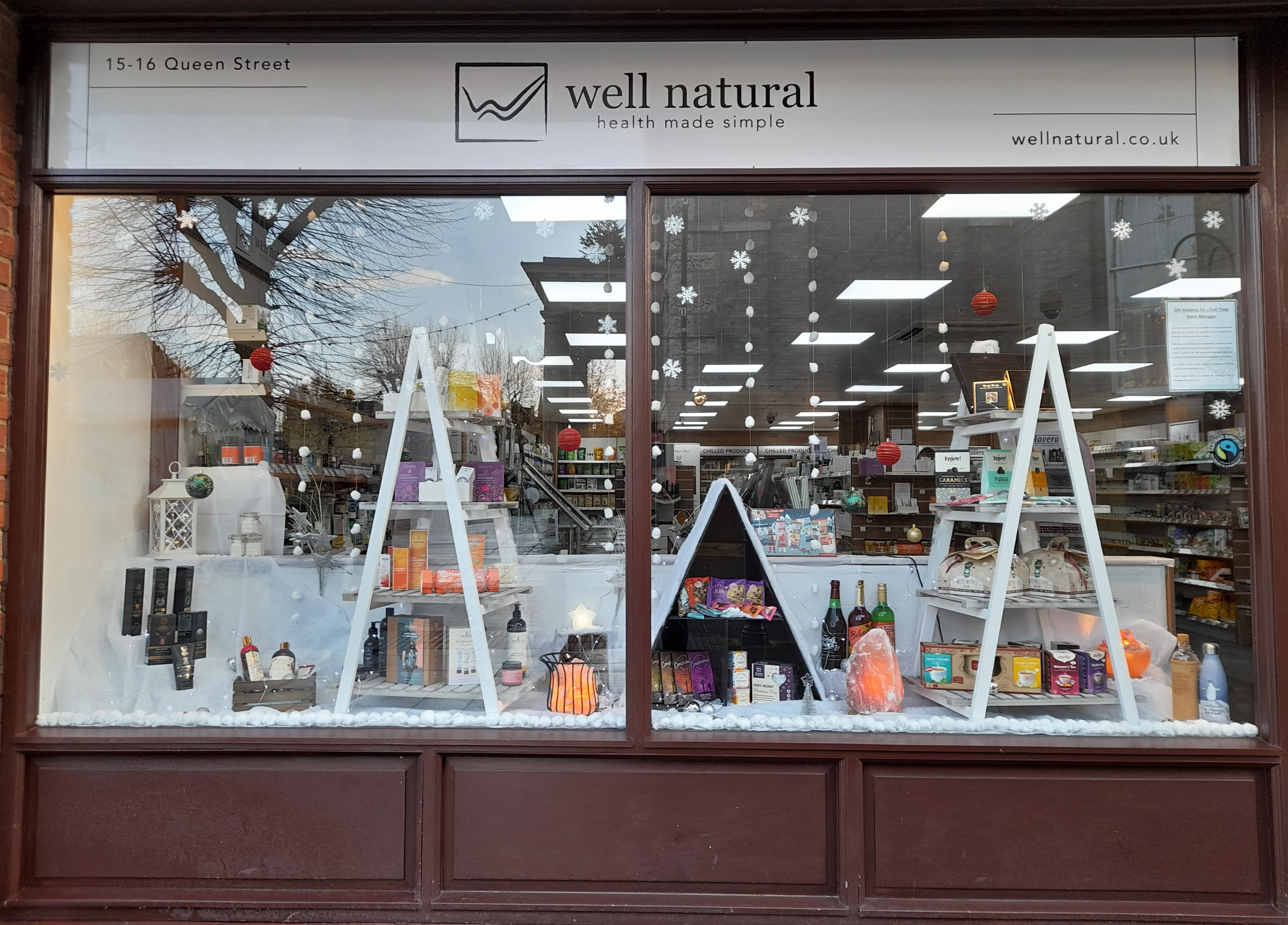 Well Natural Christmas Window 2021
